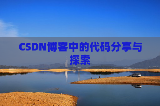 CSDN博客中的代码分享与探索